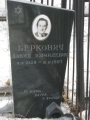 Беркович Давид Израилевич, Москва, Востряковское кладбище