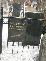 Маргулис Ида Павловна, Москва, Востряковское кладбище