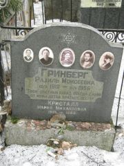 Гринберг Рахиль Моисеевна, Москва, Востряковское кладбище