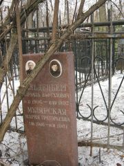 Мулярская Мария Григорьевна, Москва, Востряковское кладбище