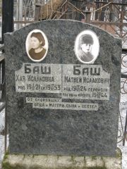 Баш Хая Исааковна, Москва, Востряковское кладбище