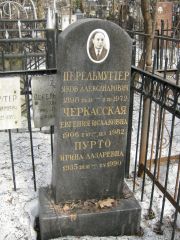 Перельмуттер Яков Александрович, Москва, Востряковское кладбище