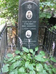 Гилис Яков Абрамович, Москва, Востряковское кладбище