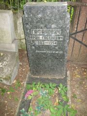 Графанович Арон Геселевич, Москва, Востряковское кладбище