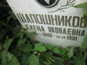 Шапошникова Елена Яковлевна, Москва, Востряковское кладбище