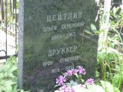 Цейтлин Ольга Семеновна, Москва, Востряковское кладбище