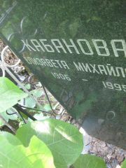 Кабанова Елизавета Михайловна, Москва, Востряковское кладбище