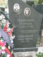 Гольдинский Израиль Аронович, Москва, Востряковское кладбище