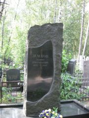 Земцов Давид Григорьевич, Москва, Востряковское кладбище