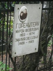 Горенштейн Мирон Яковлевич, Москва, Востряковское кладбище