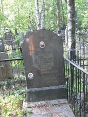 Вайсман Нухим Хаймович, Москва, Востряковское кладбище