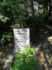 Идельсон Фаня Самуиловна, Москва, Востряковское кладбище