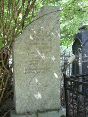 Лившиц Анна Михайловна, Москва, Востряковское кладбище