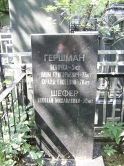 Шефер Николай Михайлович, Москва, Востряковское кладбище
