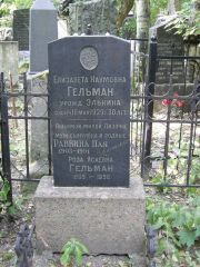 Гельман-Элькина Елизавета Наумовна, Москва, Востряковское кладбище