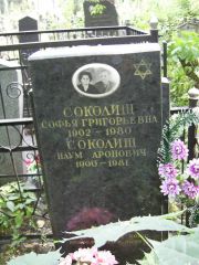 Соколищ Софья Григорьевна, Москва, Востряковское кладбище