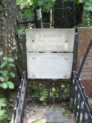 Кисина Рива Львовна, Москва, Востряковское кладбище