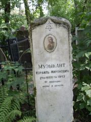 Музыкант Израиль Миронович, Москва, Востряковское кладбище