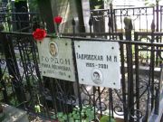 Гордон Мина Иосифовна, Москва, Востряковское кладбище
