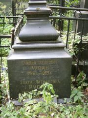 Русина Злата Литмановна, Москва, Востряковское кладбище