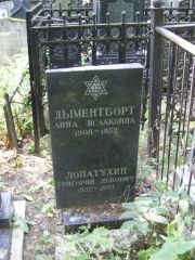 Дыментборт Анна Исааковна, Москва, Востряковское кладбище