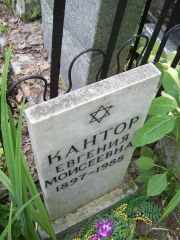 Кантор Евгения Моисеевна, Москва, Востряковское кладбище
