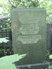 Рубановский Илья Маркович, Москва, Востряковское кладбище