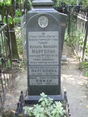 Марголина Мария Израилевна, Москва, Востряковское кладбище