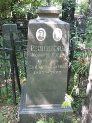 Резников Иосиф Львович, Москва, Востряковское кладбище