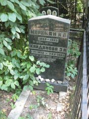 Мериман Я. Л., Москва, Востряковское кладбище