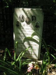 Жиц Симон Абрамович, Москва, Востряковское кладбище