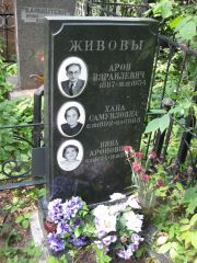 Живова Хана Самуиловна, Москва, Востряковское кладбище