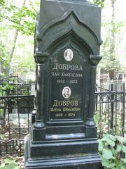 Доброва Хая Хакелевна, Москва, Востряковское кладбище