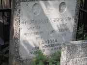 Ханина Лея Моисеевна, Москва, Востряковское кладбище