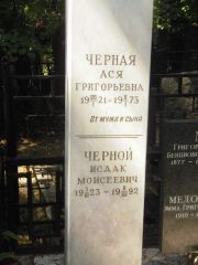 Черная Ася Григорьевна, Москва, Востряковское кладбище