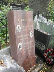 Гемейнер Иосиф Маркович, Москва, Востряковское кладбище