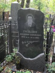 Гольдин Владимир Абрамович, Москва, Востряковское кладбище