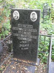 Лехтман Хава Гершковна, Москва, Востряковское кладбище