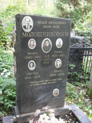 Молошникова Мама , Москва, Востряковское кладбище