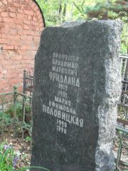 Фридлянд Владимир Маркович, Москва, Востряковское кладбище