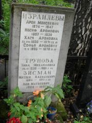 Зисман Матвей Алексеевич, Москва, Востряковское кладбище