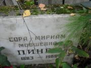 Пинес Дора-Мириам Мовшевна, Москва, Востряковское кладбище