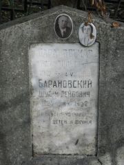 Барановский Шулим Лейбович, Москва, Востряковское кладбище