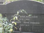 Левит Хана Менделевна, Москва, Востряковское кладбище