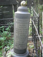 Давыдова Юдифь Исааковна, Москва, Востряковское кладбище