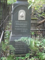 Миньковицкая Полина Яковлевна, Москва, Востряковское кладбище