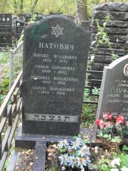 Натович Израил Исаакович, Москва, Востряковское кладбище