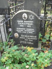 Бекерман Асарий Исаакович, Москва, Востряковское кладбище