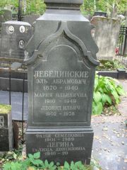 Лебединская Мария Ильинична, Москва, Востряковское кладбище