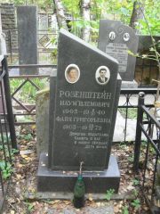 Розенштейн Наум Шлемович, Москва, Востряковское кладбище
